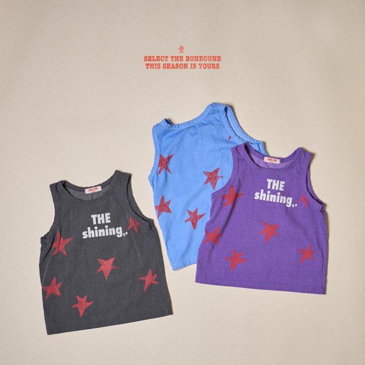 Boneoune - Korean Children Fashion - #magicofchildhood - Shining Sleeveless Tee