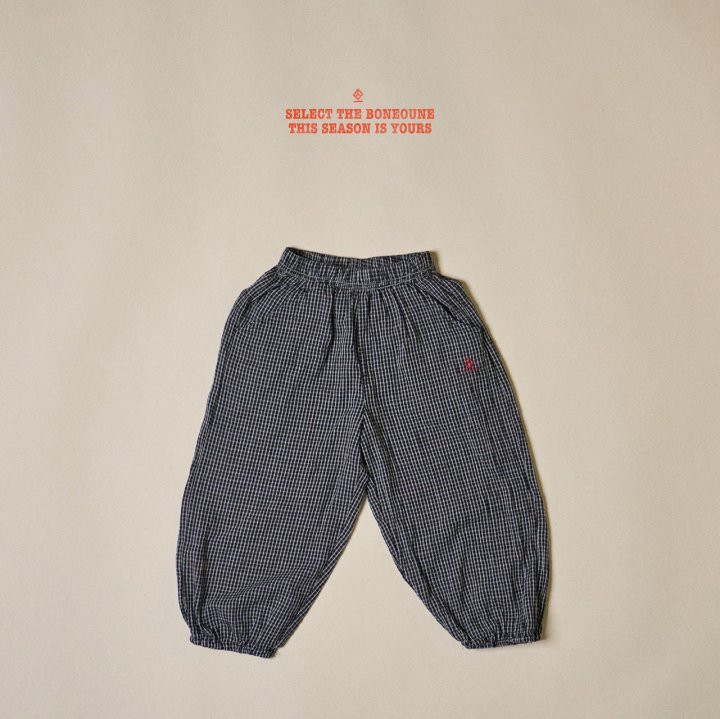 Boneoune - Korean Children Fashion - #minifashionista - Road Check Pants - 2