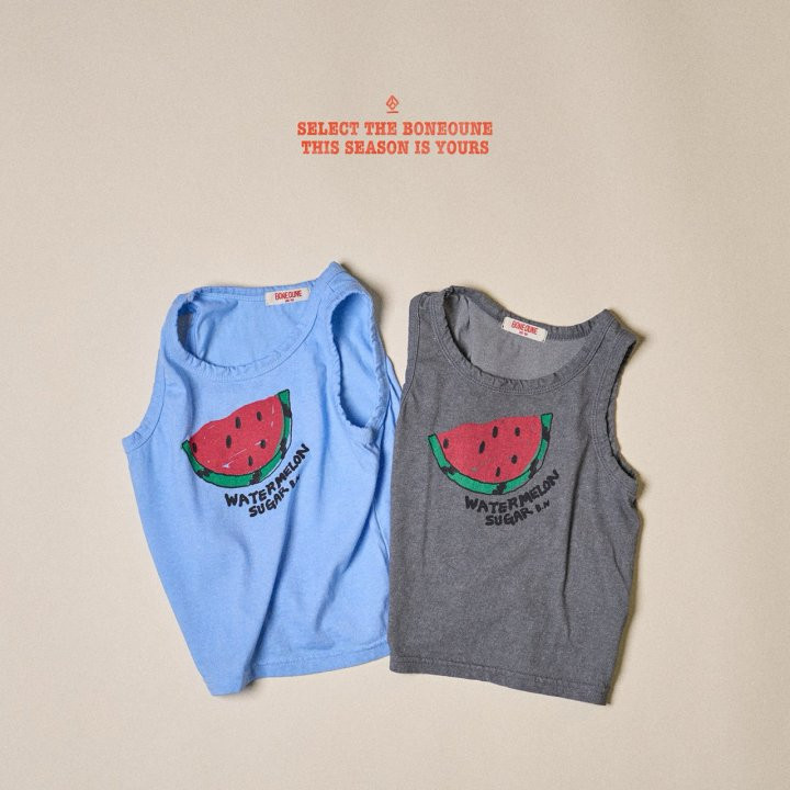 Boneoune - Korean Children Fashion - #minifashionista - Watermelon Sleeveless Tee