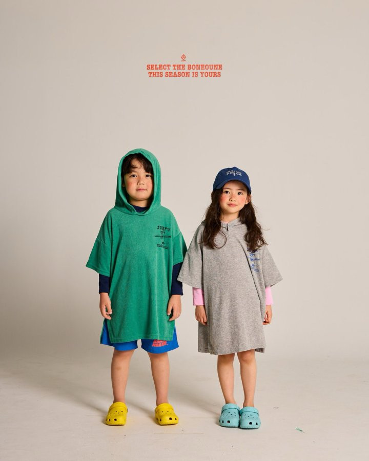 Boneoune - Korean Children Fashion - #minifashionista - Surfer Beach Hoodie - 7