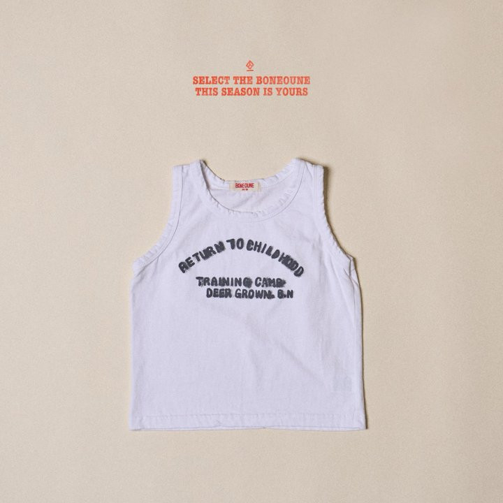 Boneoune - Korean Children Fashion - #minifashionista - Return Sleeveless Tee - 2