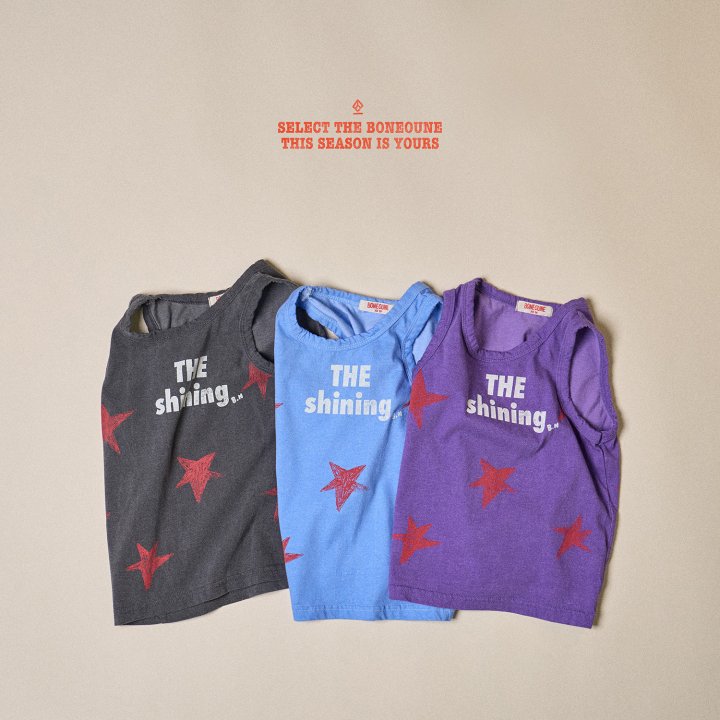 Boneoune - Korean Children Fashion - #minifashionista - Shining Sleeveless Tee - 2