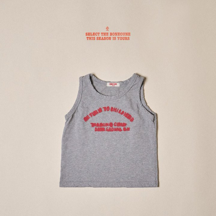 Boneoune - Korean Children Fashion - #prettylittlegirls - Return Sleeveless Tee - 3