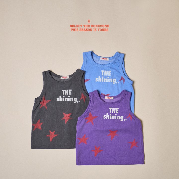 Boneoune - Korean Children Fashion - #prettylittlegirls - Shining Sleeveless Tee - 3
