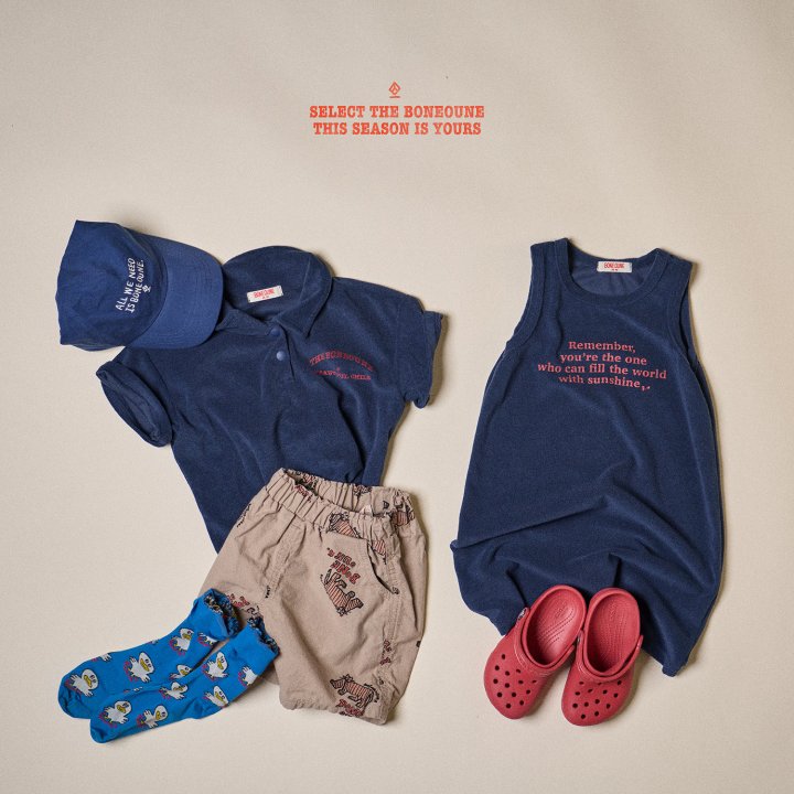 Boneoune - Korean Children Fashion - #minifashionista - Remember Terry One-piece - 4