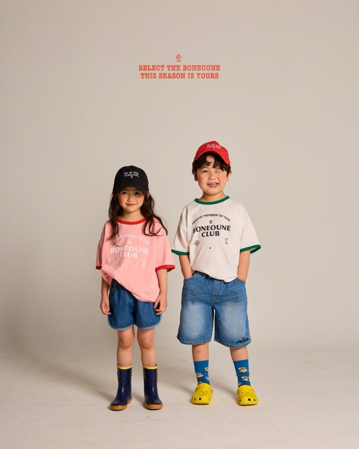 Boneoune - Korean Children Fashion - #todddlerfashion - Member Combo Short Sleeve Tee - 11