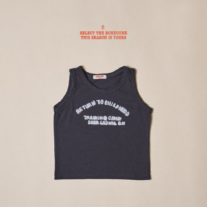 Boneoune - Korean Children Fashion - #prettylittlegirls - Return Sleeveless Tee - 4