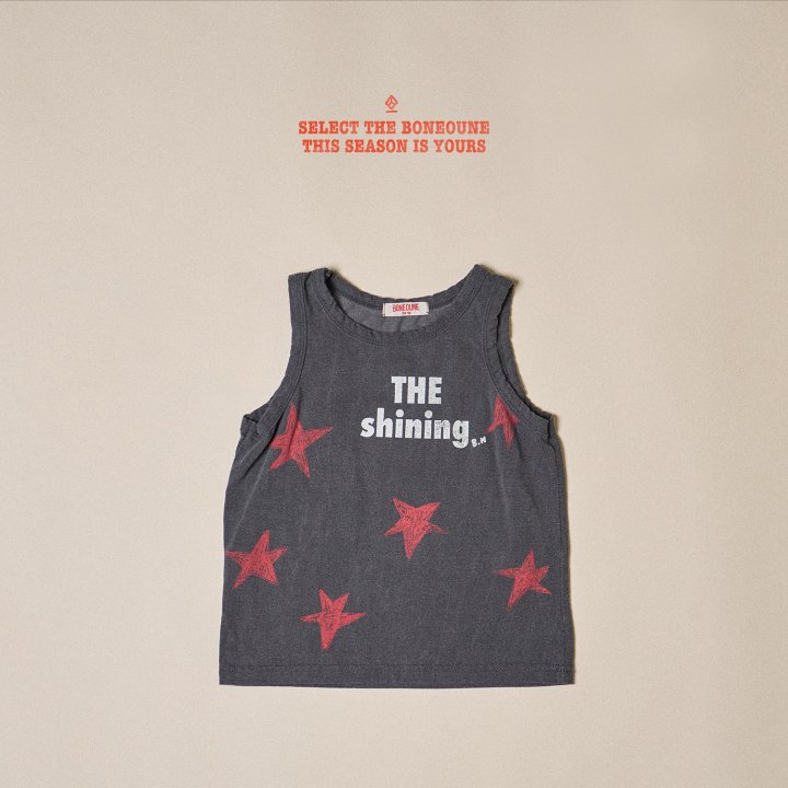 Boneoune - Korean Children Fashion - #prettylittlegirls - Shining Sleeveless Tee - 4