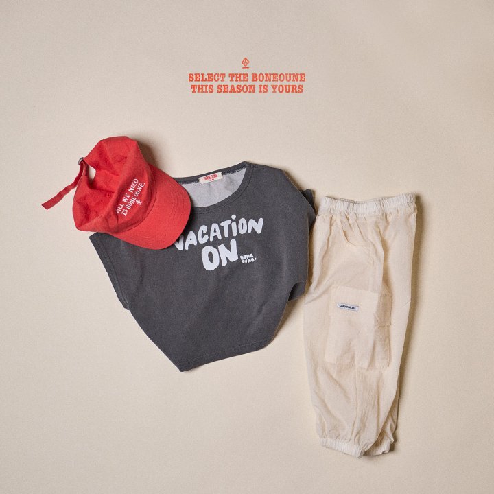Boneoune - Korean Children Fashion - #todddlerfashion - Vacation Crop Tee - 6