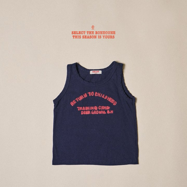 Boneoune - Korean Children Fashion - #toddlerclothing - Return Sleeveless Tee - 5