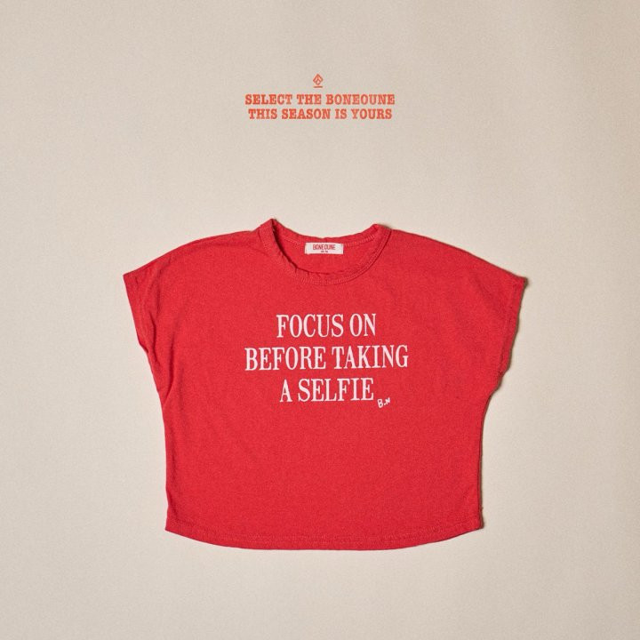 Boneoune - Korean Children Fashion - #toddlerclothing - Focus Single Tee - 3