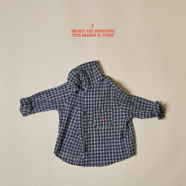 Boneoune - Korean Children Fashion - #toddlerclothing - Moment Check Shirt - 2