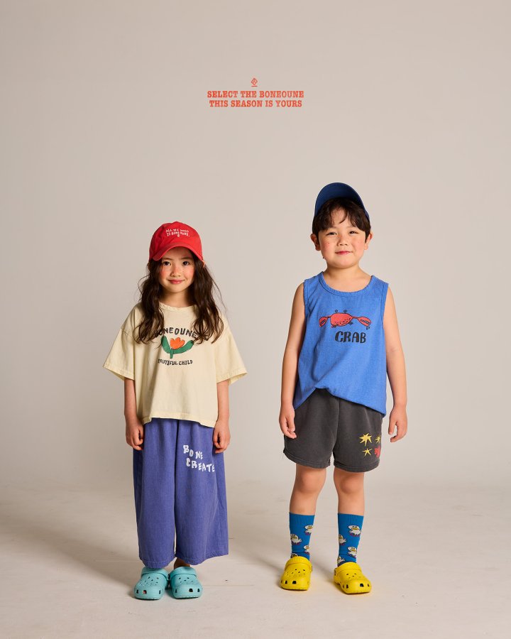 Boneoune - Korean Children Fashion - #toddlerclothing - Beautiful Crop Tee - 11