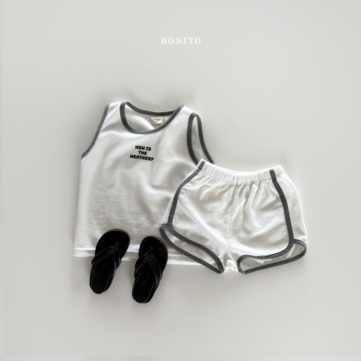 Bonito - Korean Children Fashion - #Kfashion4kids - Weather Terry Sleeveless Set - 7