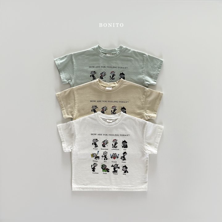 Bonito - Korean Children Fashion - #Kfashion4kids - Feeling Today Tee - 3