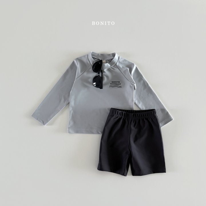 Bonito - Korean Children Fashion - #Kfashion4kids - Rash Guard Swim Set - 6