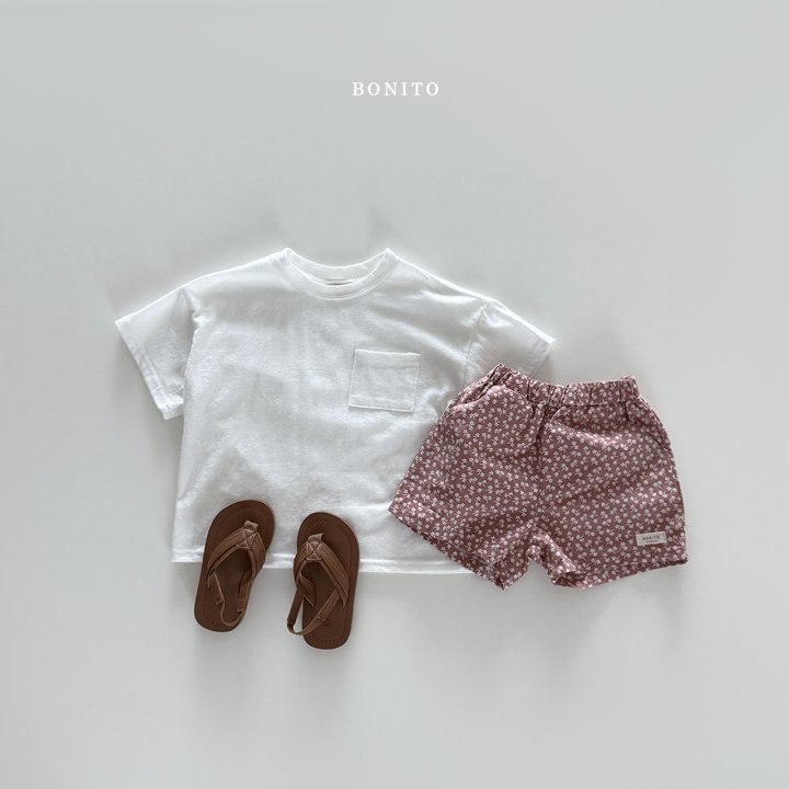 Bonito - Korean Children Fashion - #childofig - Slub Pocket Tee - 7