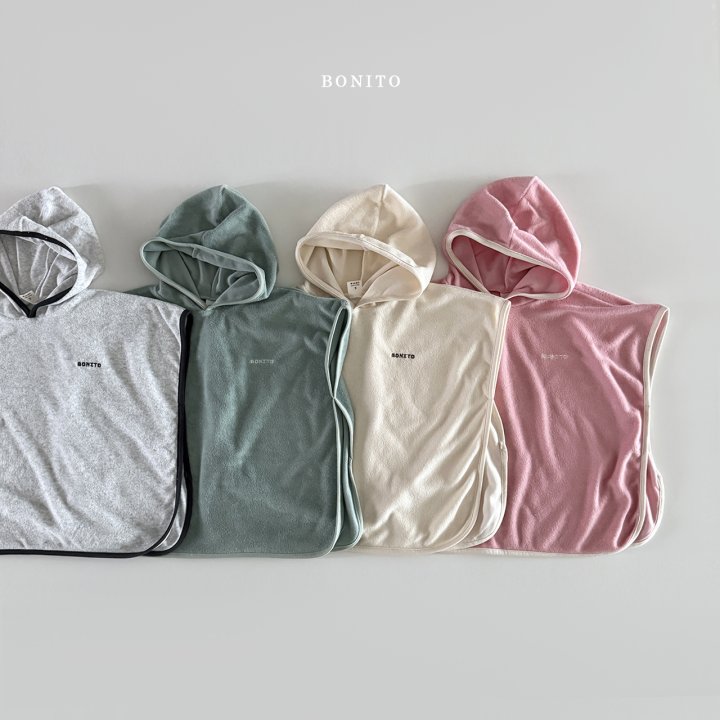 Bonito - Korean Children Fashion - #childofig - Hooded Beach Gown - 3