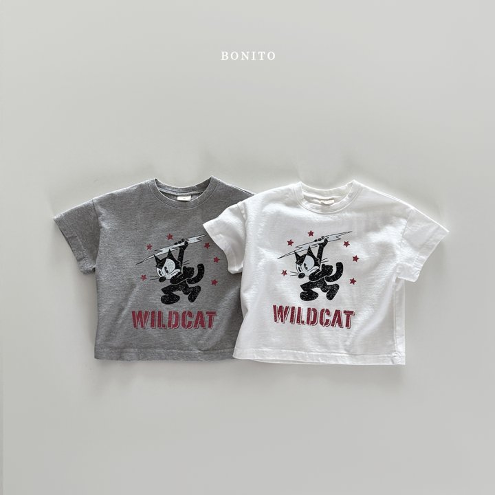 Bonito - Korean Children Fashion - #childofig - Wild Cat Tee