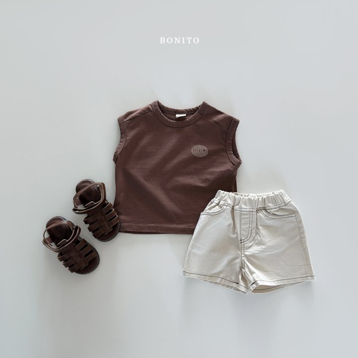 Bonito - Korean Children Fashion - #childrensboutique - Hello Sleeveless - 8