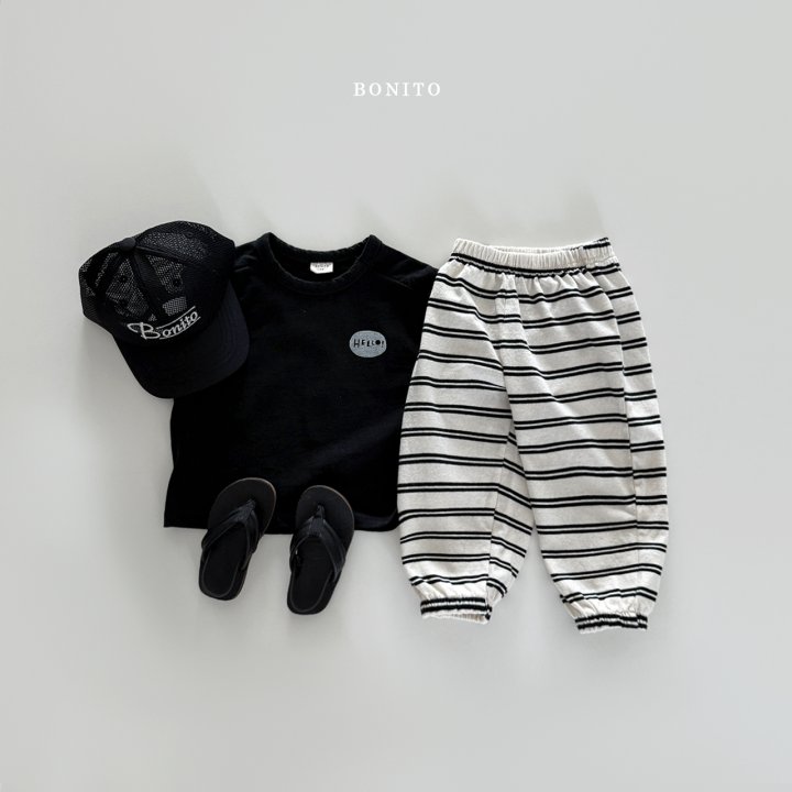 Bonito - Korean Children Fashion - #childrensboutique - Stripe Jogger Pants - 9