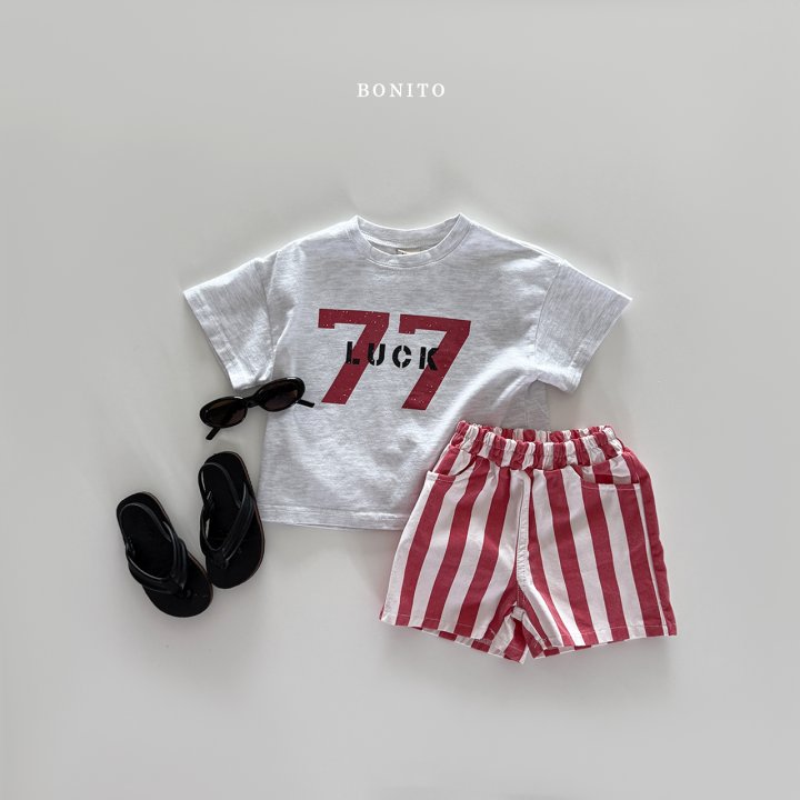 Bonito - Korean Children Fashion - #childrensboutique - Vertical Stripe Shorts - 5