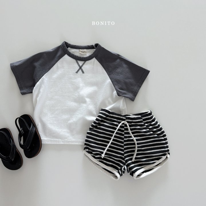 Bonito - Korean Children Fashion - #childrensboutique - Raglan Short Sleeve Tee - 9