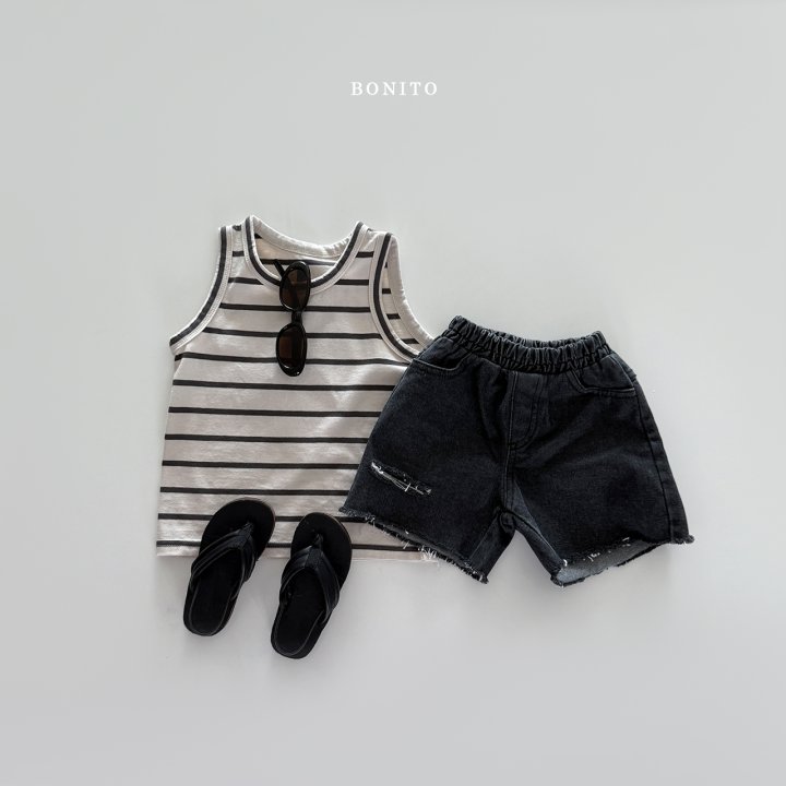 Bonito - Korean Children Fashion - #designkidswear - Striped Sleeveless - 10