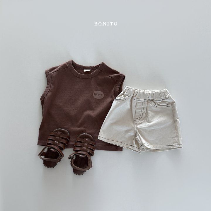Bonito - Korean Children Fashion - #designkidswear - Hello Sleeveless - 9