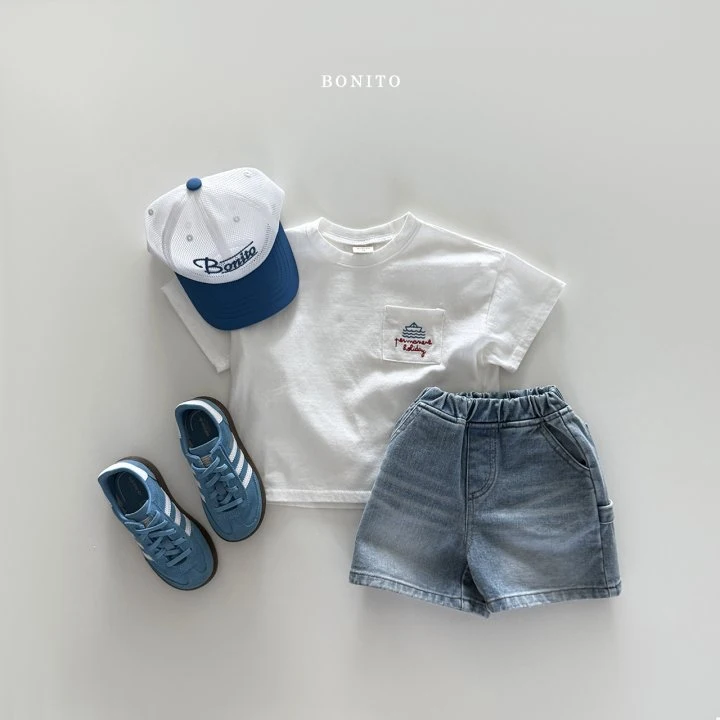 Bonito - Korean Children Fashion - #designkidswear - Sailboat Pocket Tee - 5