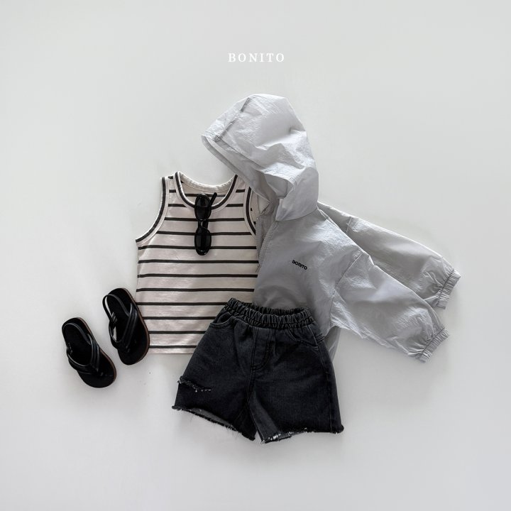 Bonito - Korean Children Fashion - #discoveringself - Striped Sleeveless - 11