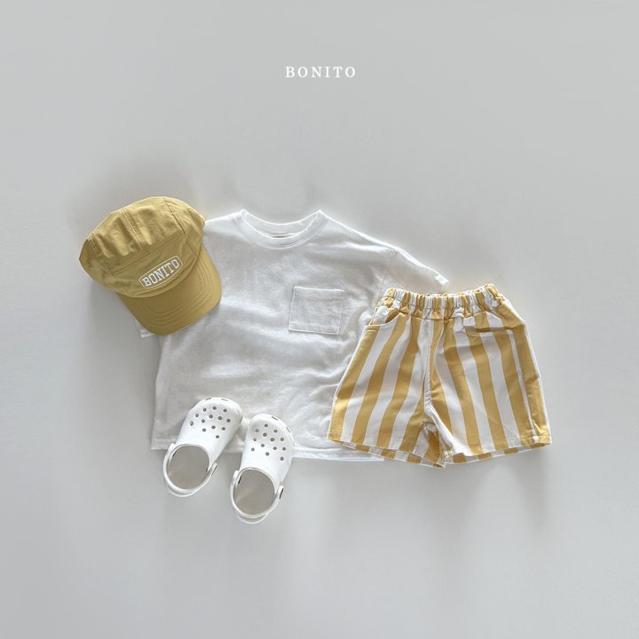 Bonito - Korean Children Fashion - #discoveringself - Slub Pocket Tee - 10