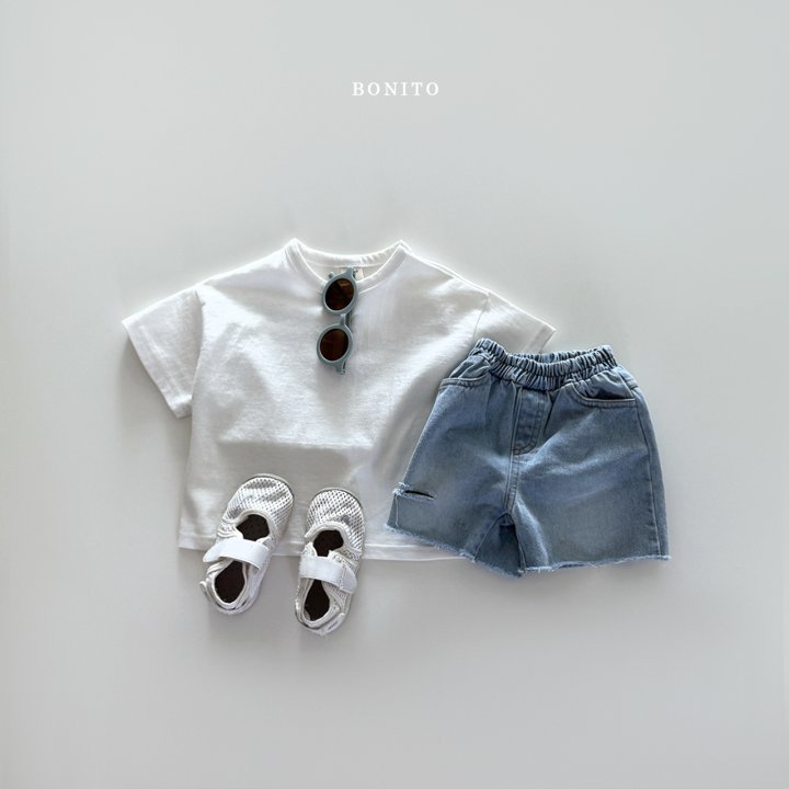 Bonito - Korean Children Fashion - #discoveringself - Short Sleeve Tee Set - 12