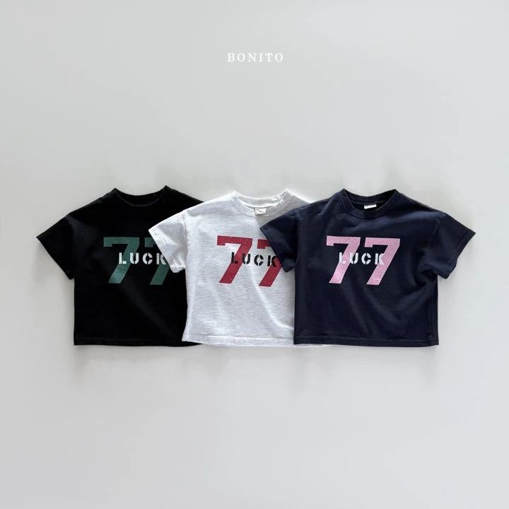 Bonito - Korean Children Fashion - #discoveringself - Lucky 77 Tee