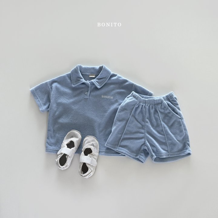 Bonito - Korean Children Fashion - #discoveringself - Collared Terry Set - 9