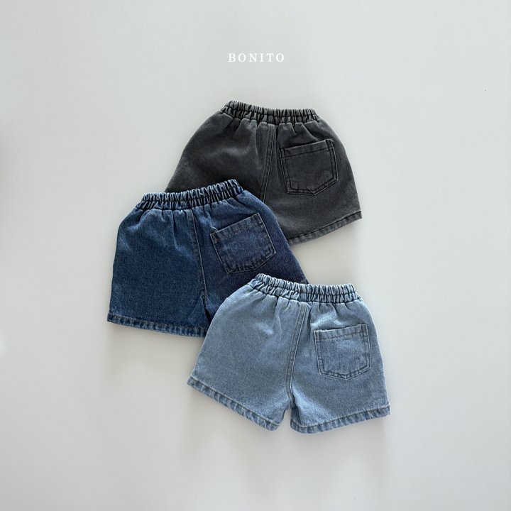 Bonito - Korean Children Fashion - #discoveringself - Special Denim Shorts - 3
