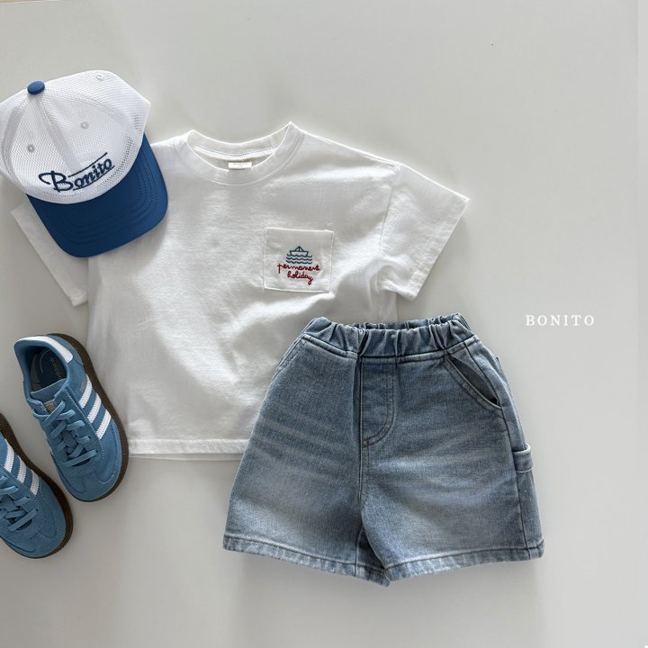 Bonito - Korean Children Fashion - #discoveringself - Sailboat Pocket Tee - 6
