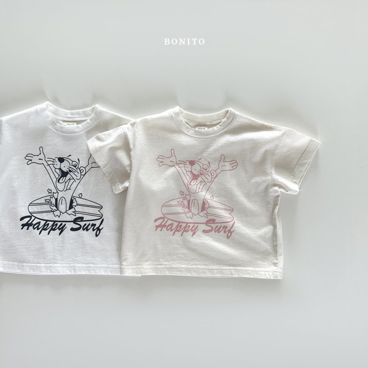 Bonito - Korean Children Fashion - #designkidswear - Happy Surf Tee - 4