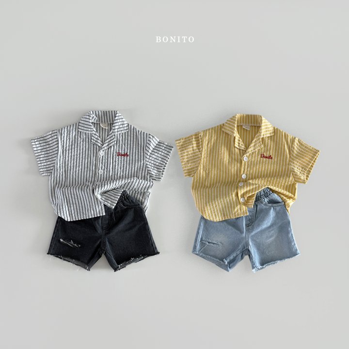 Bonito - Korean Children Fashion - #discoveringself - Couple Stripe Shirt