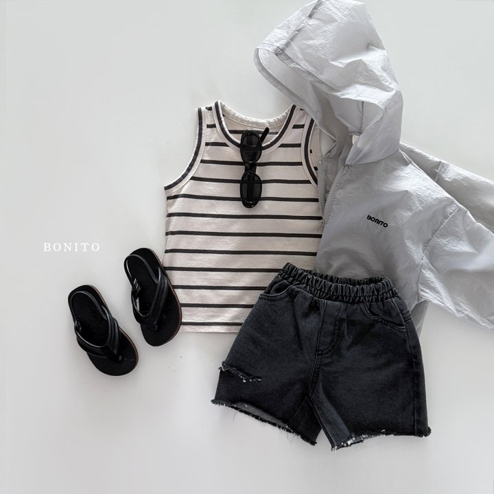 Bonito - Korean Children Fashion - #fashionkids - Striped Sleeveless - 12