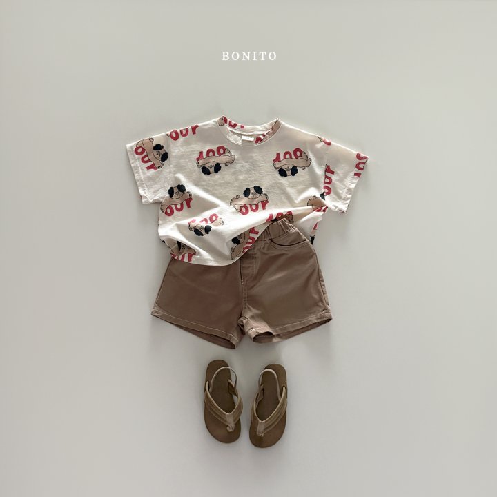 Bonito - Korean Children Fashion - #fashionkids - Dog Pattern Tee - 8