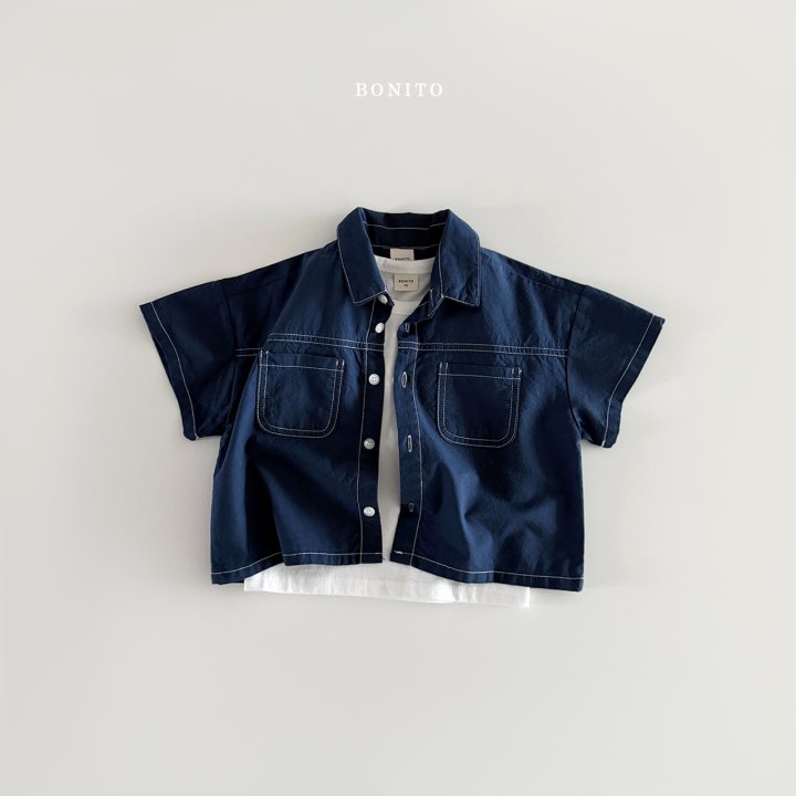 Bonito - Korean Children Fashion - #fashionkids - Two-Pocket Linen Set - 11