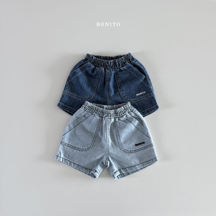 Bonito - Korean Children Fashion - #kidsshorts - Fatigue Denim Pants