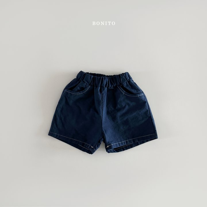Bonito - Korean Children Fashion - #kidsshorts - Two-Pocket Linen Set - 12