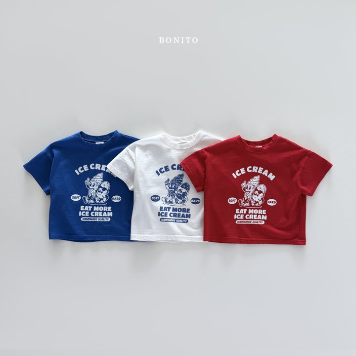 Bonito - Korean Children Fashion - #kidsshorts - Ice Cream Tee