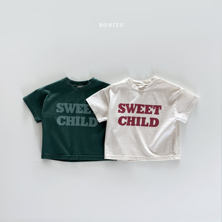 Bonito - Korean Children Fashion - #kidsstore - Sweet Child Tee