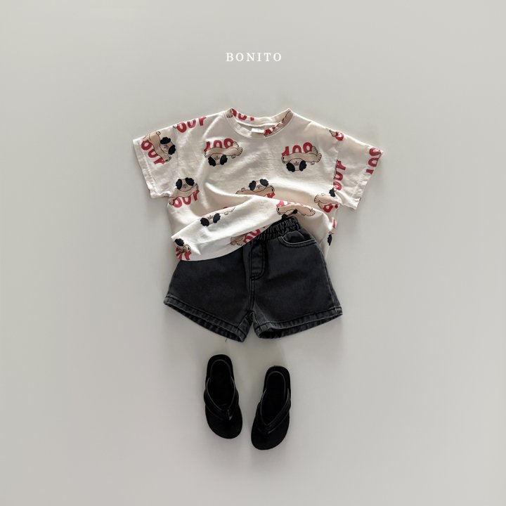 Bonito - Korean Children Fashion - #kidzfashiontrend - Dog Pattern Tee - 11