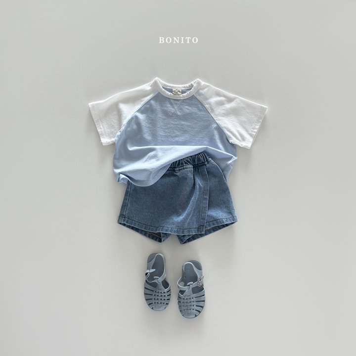Bonito - Korean Children Fashion - #kidzfashiontrend - Denim Skirt Shorts - 7