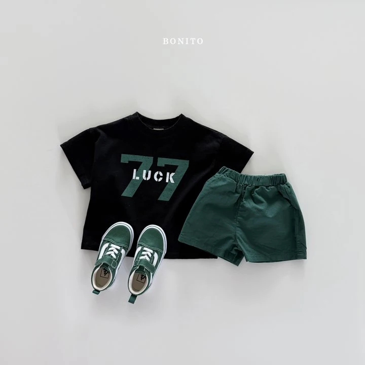 Bonito - Korean Children Fashion - #kidzfashiontrend - Lucky 77 Tee - 5