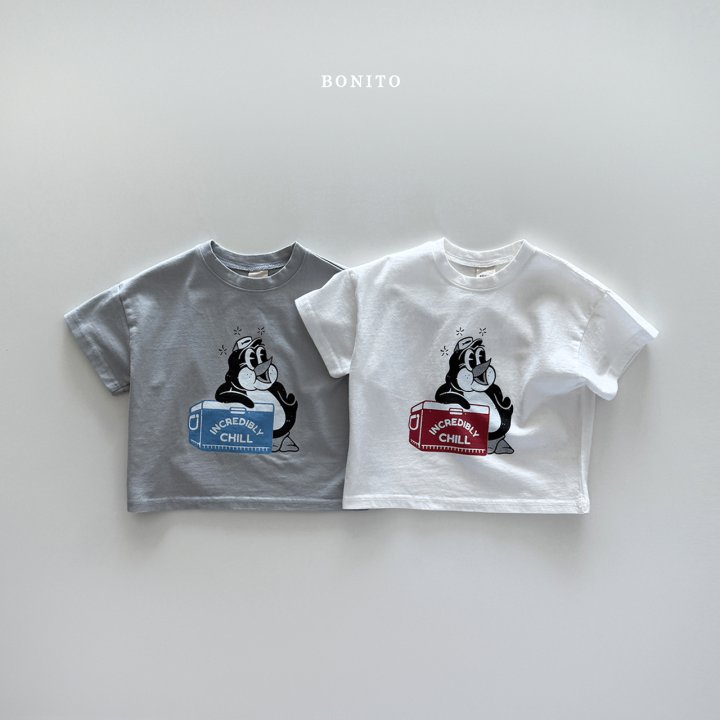 Bonito - Korean Children Fashion - #kidzfashiontrend - Chill Penguin Tee